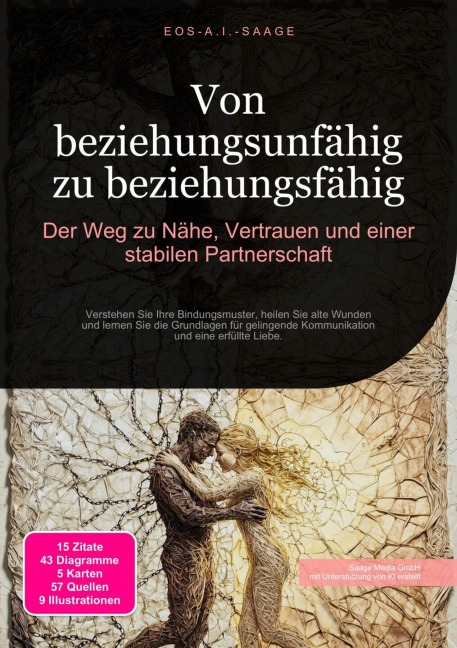 Von beziehungsunfähig zu beziehungsfähig: Der Weg zu Nähe, Vertrauen und einer stabilen Partnerschaft - D. Eos A. I. Saage