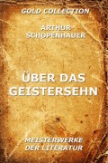 Cover-Bild zum Titel 'Über das Geistersehn' von 'Arthur Schopenhauer'