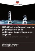 Cover-Bild zum Titel 'HIRAK et son impact sur la planification et la politique linguistiques en Algérie' von 'Abdelkader Bensafa, Samah Jihane Briki'