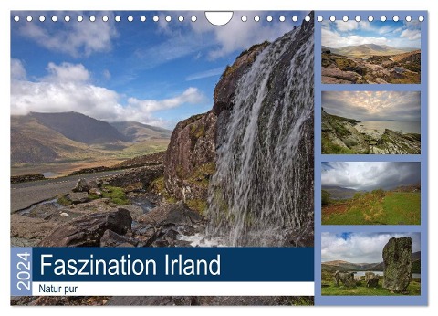 Faszination Irland - Natur pur (Wandkalender 2024 DIN A4 quer), CALVENDO Monatskalender - Andrea Potratz