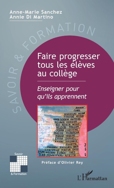 Faire progresser tous les eleves au college - Sanchez Anne-Marie Sanchez