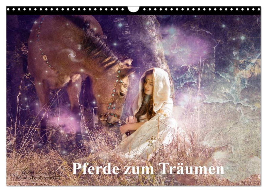 Pferde zum Träumen (Wandkalender 2026 DIN A3 quer), CALVENDO Monatskalender - Studio Fotodreams. De