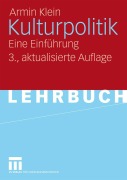 Cover-Bild zum Titel 'Kulturpolitik' von 'Armin Klein'