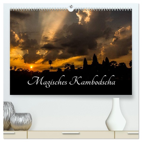 Magisches Kambodscha (hochwertiger Premium Wandkalender 2025 DIN A2 quer), Kunstdruck in Hochglanz - Daniel Stewart Lustig