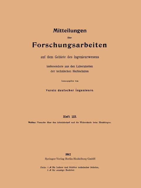 Mitteilungen über Forschungsarbeiten - Franz Walther