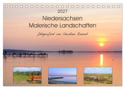 Cover-Bild zum Titel 'Niedersachsen - Malerische Landschaften (Tischkalender 2027 DIN A5 quer), CALVENDO Monatskalender' von 'Christine Bienert'
