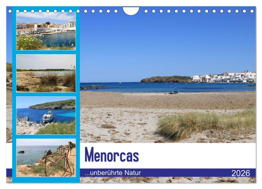 Menorcas unberührte Natur (Wandkalender 2026 DIN A4 quer), CALVENDO Monatskalender - Teresa Schade