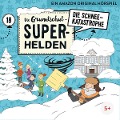 Cover-Bild zum Titel '18: Die Schneekatastrophe' von 'Die Grundschul-Superhelden'