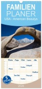 Cover-Bild zum Titel 'Familienplaner 2026 - USA - American Beautys mit 5 Spalten (Wandkalender, 21 x 45 cm) CALVENDO' von 'C. J. Cibella'