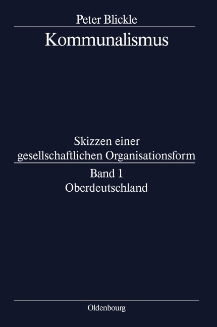 Oberdeutschland - Peter Blickle