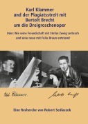 Cover-Bild zum Titel 'Karl Klammer und der Plagiatsstreit mit Bertolt Brecht um die Dreigroschenoper' von 'Robert Sedlaczek'