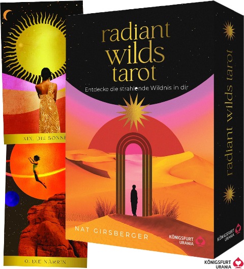 Radiant Wilds Tarot - Entdecke die strahlende Wildnis in dir: 78 Tarotkarten mit Goldschnitt - Nat Girsberger