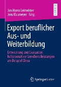 Cover-Bild zum Titel 'Export beruflicher Aus- und Weiterbildung' von ''