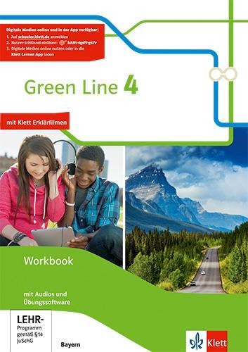Green Line 4. Ausgabe Bayern. Workbook mit Audio-CD und Übungssoftware 8. Klasse - 