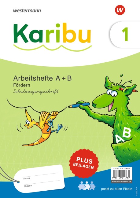 Karibu. Paket Arbeitshefte 1 (Teil A und B) Schulausgangsschrift zur Fibel Fördern - 