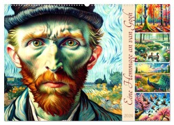 Cover-Bild zum Titel 'Eine Hommage an van Gogh (Wandkalender 2026 DIN A2 quer), CALVENDO Monatskalender' von 'Marco Warstat'