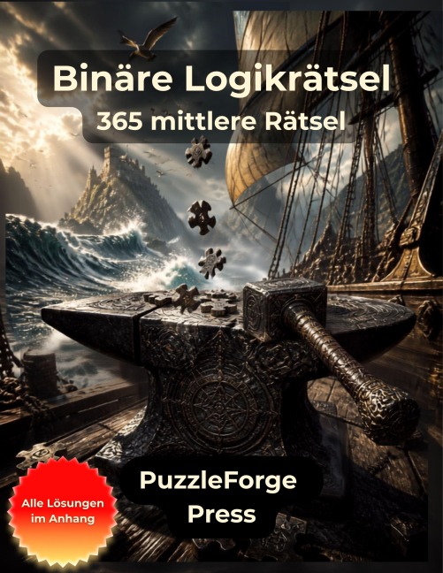 Binäre Logikrätsel - 365 mittlere Rätsel - PuzzleForge(TM) Press