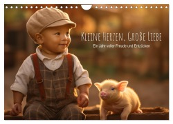 Cover-Bild zum Titel 'Kleine Herzen, Große Liebe: Ein Jahr voller Freude und Entzücken (Wandkalender 2026 DIN A4 quer), CALVENDO Monatskalender' von 'Artefacti Artefacti'