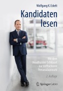 Cover-Bild zum Titel 'Kandidaten lesen' von 'Wolfgang K. Eckelt'