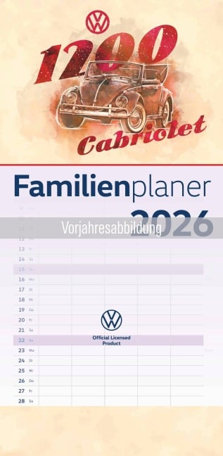 VW Familienplaner Illustrationen 2027 - 