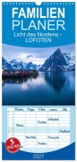 Cover-Bild zum Titel 'Familienplaner 2027 - Licht des Nordens - LOFOTEN mit 5 Spalten (Wandkalender, 21 x 45 cm) CALVENDO' von 'Reinhard Müller'
