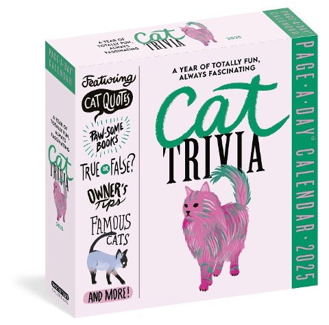 Cat Trivia Page-A-Day(r) Calendar 2025 - Workman Calendars