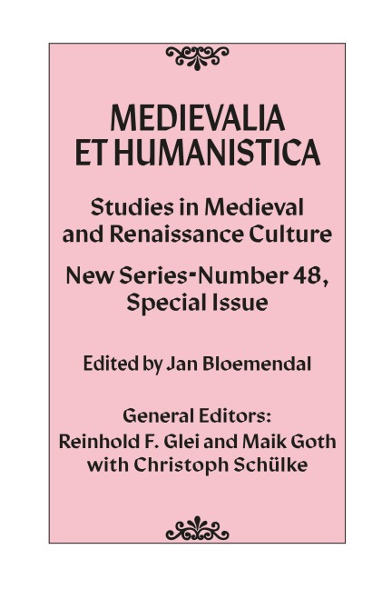 Medievalia et Humanistica, No. 48 - 