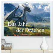 Cover-Bild zum Titel 'Das Jahr der Drachen (hochwertiger Premium Wandkalender 2027 DIN A2 quer), Kunstdruck in Hochglanz' von 'Simone Wunderlich'