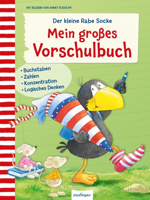 Der kleine Rabe Socke: Mein großes Vorschulbuch - 