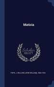 Cover-Bild zum Titel 'Maticia' von ''