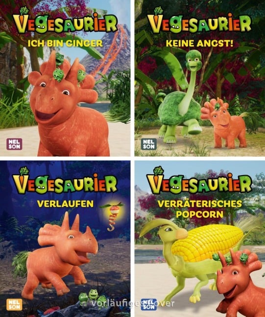 Nelson Mini-Bücher: 4er Vegesaurier 1-4 - 