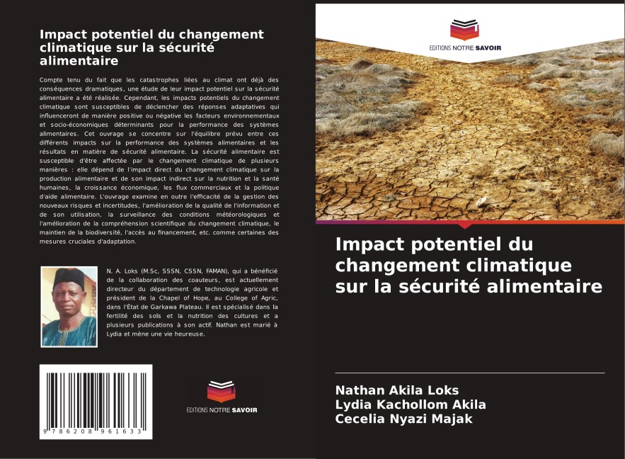 Impact potentiel du changement climatique sur la sécurité alimentaire - Nathan Akila Loks, Lydia Kachollom Akila, Cecelia Nyazi Majak