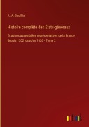 Cover-Bild zum Titel 'Histoire complète des États-généraux' von 'A. -A. Boullée'
