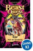 Cover-Bild zum Titel 'Beast Quest 20. Ecor, Hufe der Zerstörung' von 'Adam Blade'