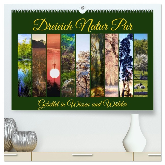 Dreieich Natur Pur (hochwertiger Premium Wandkalender 2026 DIN A2 quer), Kunstdruck in Hochglanz - Eva Ola Feix