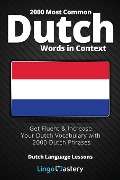 Cover-Bild zum Titel '2000 Most Common Dutch Words in Context' von 'Lingo Mastery'