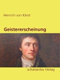 Cover-Bild zum Titel 'Geistererscheinung' von 'Heinrich Von Kleist'