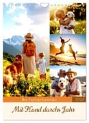 Cover-Bild zum Titel 'Der Familienkalender - Mit Hund durchs Jahr (Wandkalender 2027 DIN A4 hoch), CALVENDO Monatskalender' von 'Ivy Mueller'