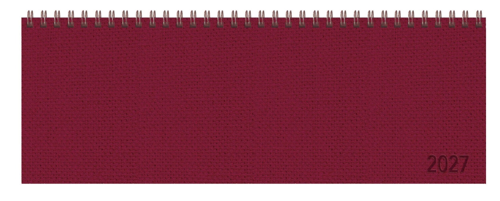 Tischkalender quer Professional Premium 2027 rot - 