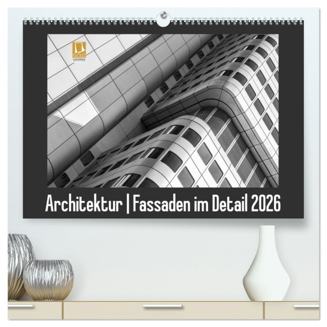 Architektur - Fassaden im Detail 2026 (hochwertiger Premium Wandkalender 2026 DIN A2 quer), Kunstdruck in Hochglanz - Franco Tessarolo