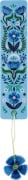 Cover-Bild zum Titel 'Buchverliebt Lesezeichen bestickt "Blumenliebe blau"' von ''