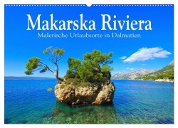 Cover-Bild zum Titel 'Makarska Riviera - Malerische Urlaubsorte in Dalmatien (Wandkalender 2026 DIN A2 quer), CALVENDO Monatskalender' von 'LianeM LianeM'