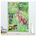 Wilde Tiere in Feld, Wald und Flur (hochwertiger Premium Wandkalender 2024 DIN A2 hoch), Kunstdruck in Hochglanz - Sabine Löwer