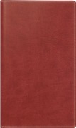 rido/idé 7045424706 | Taschenkalender Mod. Miniplaner d 15 2026 | A6, Kunstleder, rotbraun - 