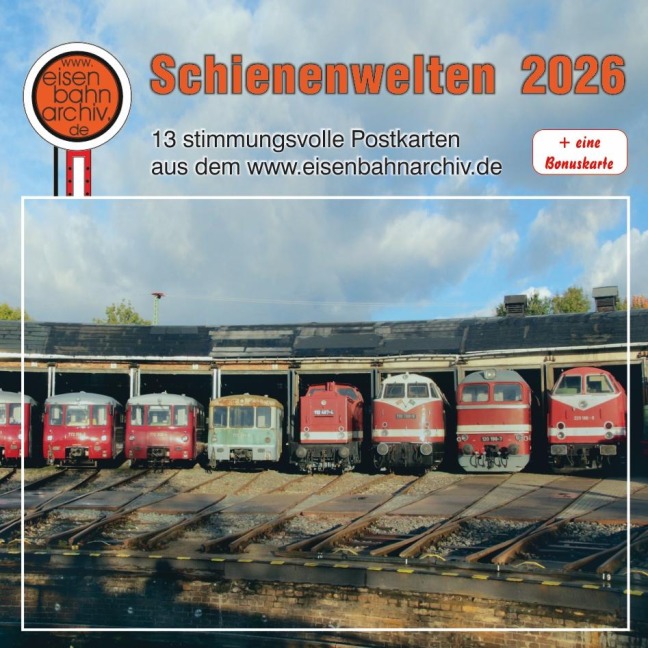 Kalender Schienenwelten 2026 - Thomas Böttger