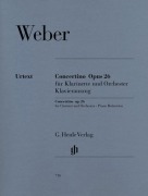Cover-Bild zum Titel 'Weber, Carl Maria von - Concertino op. 26 für Klarinette und Orchester' von 'Carl Maria von Weber'