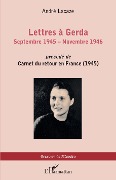 Cover-Bild zum Titel 'Lettres à Gerda' von 'Lacaze'