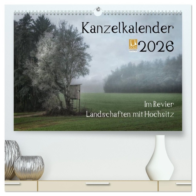 Kanzelkalender 2026 (hochwertiger Premium Wandkalender 2026 DIN A2 quer), Kunstdruck in Hochglanz - Hans Zitzler