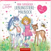 Cover-Bild zum Titel 'Mein superdicker Lieblingstiere-Malblock' von ''
