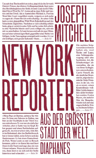 New York Reporter - Joseph Mitchell